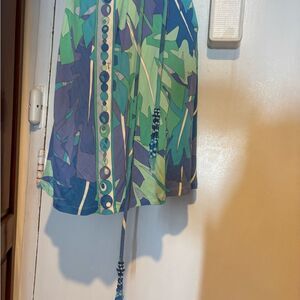 VINTAGE EMILIO PUCCI SKIRT beaded rope dress suit skirt logo bottom abstract y2k